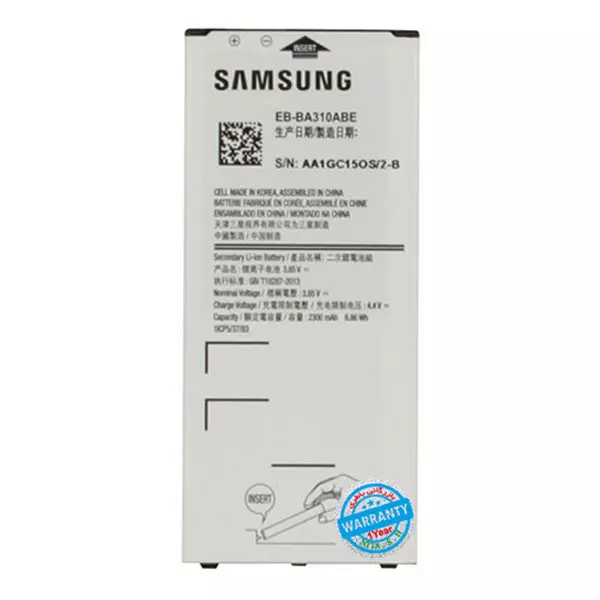 باتری اورجینال گوشی سامسونگ Galaxy A3 مدل EB-BA310ABE