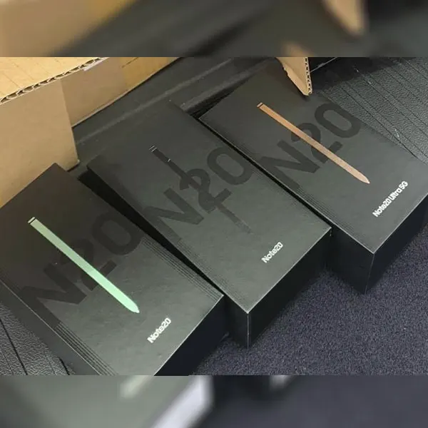 کارتن اصلی گوشی سامسونگ مدل Galaxy Note 20 Ultra