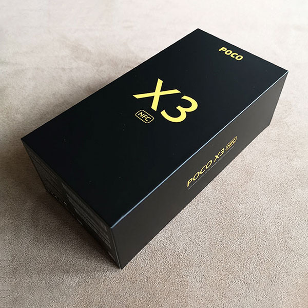 کارتن اصلی گوشی شیائومی مدل POCO X3 NFC