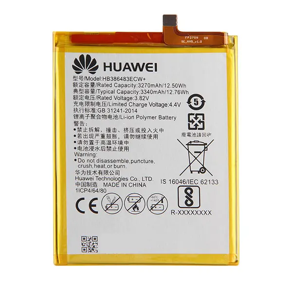باتری اورجینال گوشی هواوی G9 Plus مدل HB386483ECW