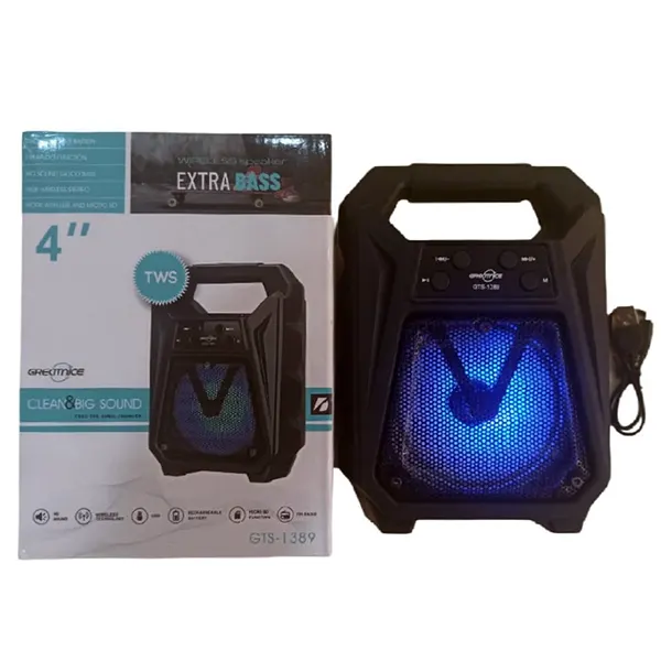 اسپیکر بلوتوثی قابل حمل Greatnice مدل GTS-1389