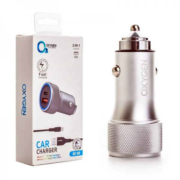 شارژر فندکی اکسیژن مدل AC-08