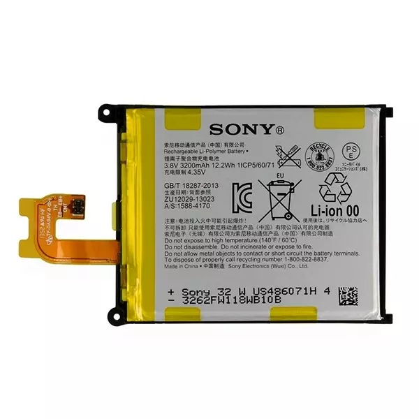 باتری اورجینال گوشی سونی Xperia Z2 مدل LIS1542ERPC