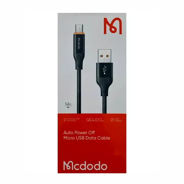 کابل شارژ میکرو 1.2 متری مک دودو مدل CA-3040