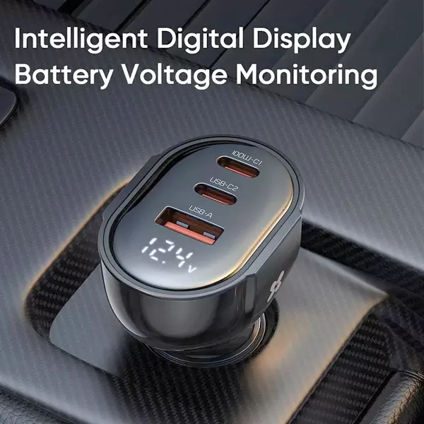 شارژر فندکی 128 وات مک دودو مدل PD128W 2C1U