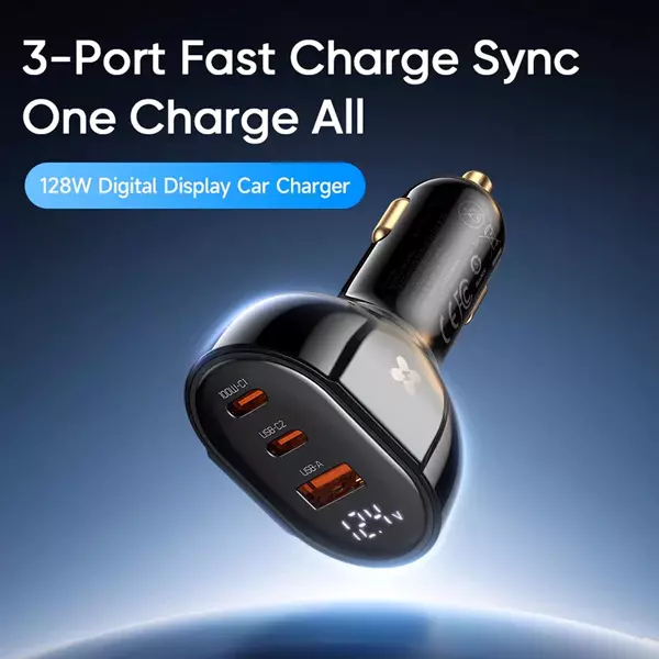 شارژر فندکی 128 وات مک دودو مدل PD128W 2C1U