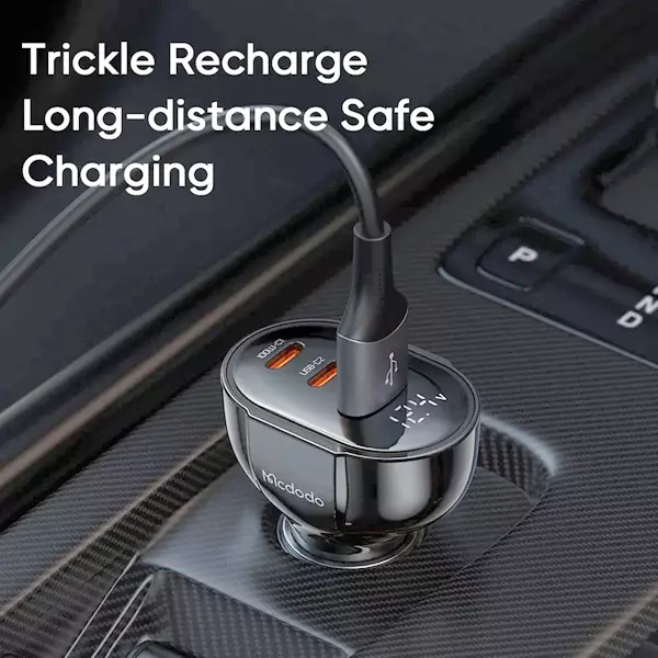 شارژر فندکی 128 وات مک دودو مدل PD128W 2C1U