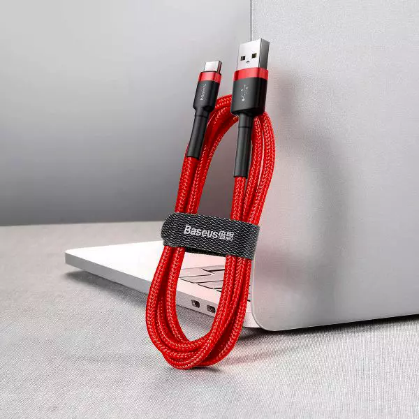 کابل تبدیل USB به USB-C باسئوس مدل CATKLF-CG1 Cafule طول 2 متر
