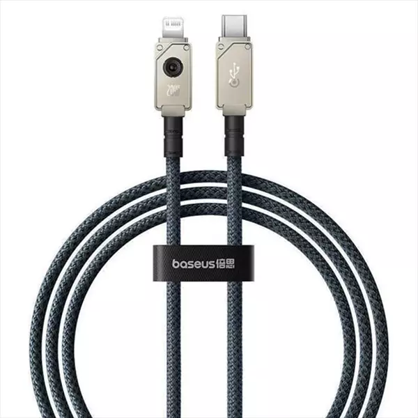 کابل تبدیل USB-C به لایتنینگ بیسوس مدل Aramid Fiber Braiding 20W طول 1 متر