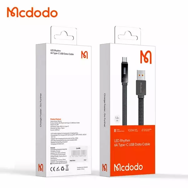 کابل تبدیل USB-C به لایتنینگ مک دودو مدل CA-4980 طول 1.2 متر