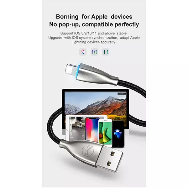 کابل تبدیل USB به لایتنینگ مک دودو مدل CA-5700 طول 1.2 متر