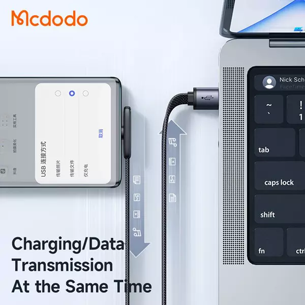 کابل تبدیل usb به usb-c مک دودو مدل ca-3340 طول 1.2متر