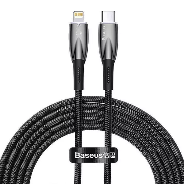 کابل USB-C به لایتنینگ باسئوس مدل Glimmer Series طول 2 متر