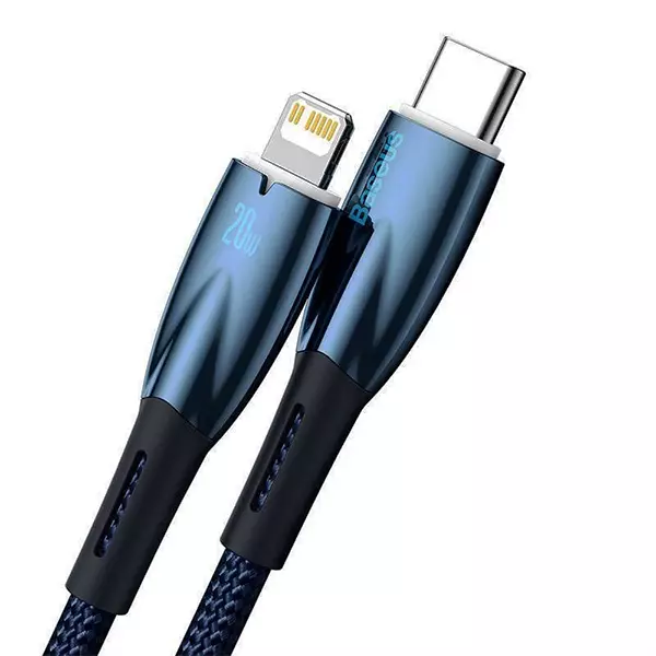کابل USB-C به لایتنینگ باسئوس مدل Glimmer Series طول 2 متر