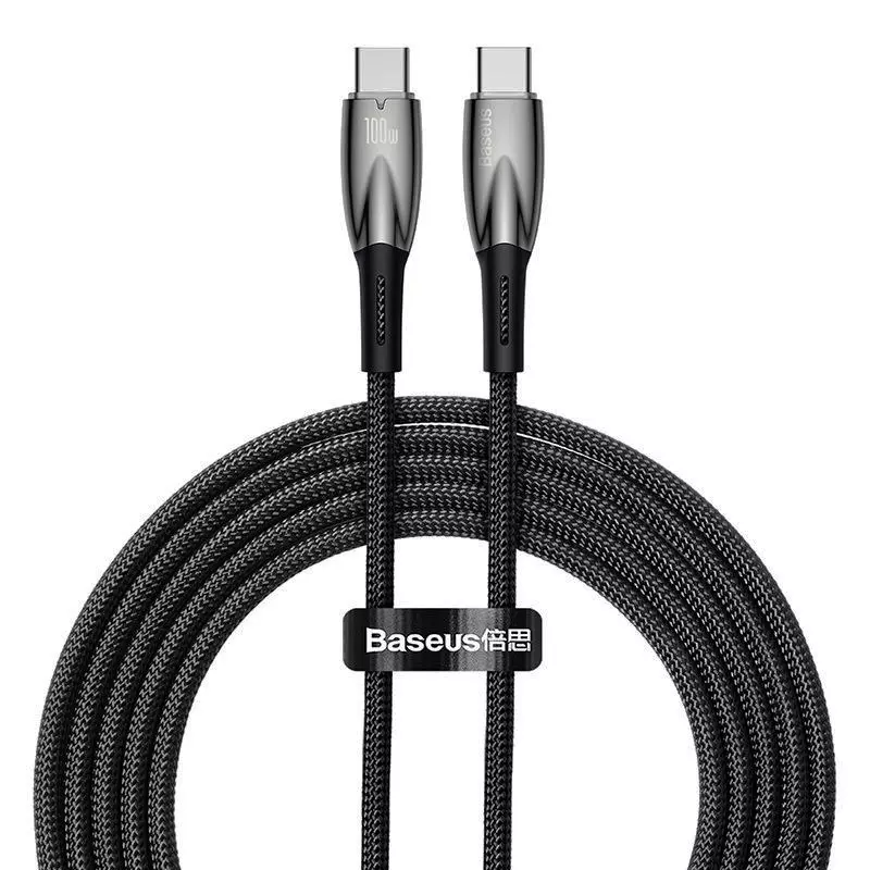 کابل USB-C باسئوس مدل Glimmer Series 100W طول 2 متر