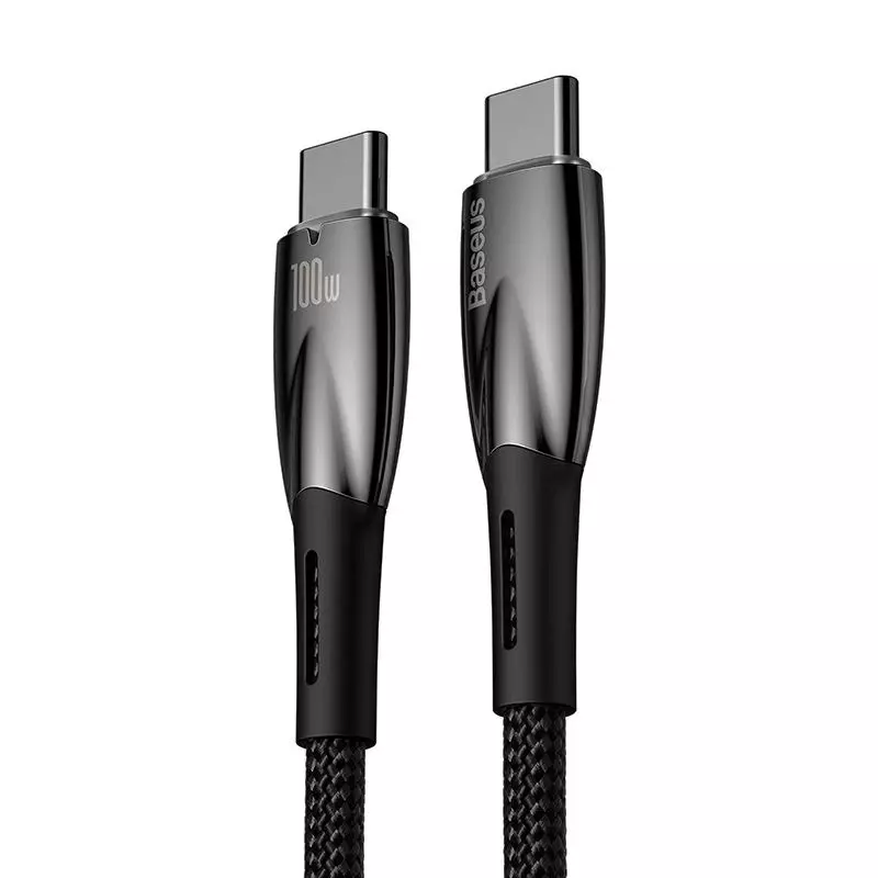 کابل USB-C بیسوس مدل Glimmer Series 100W طول 1 متر