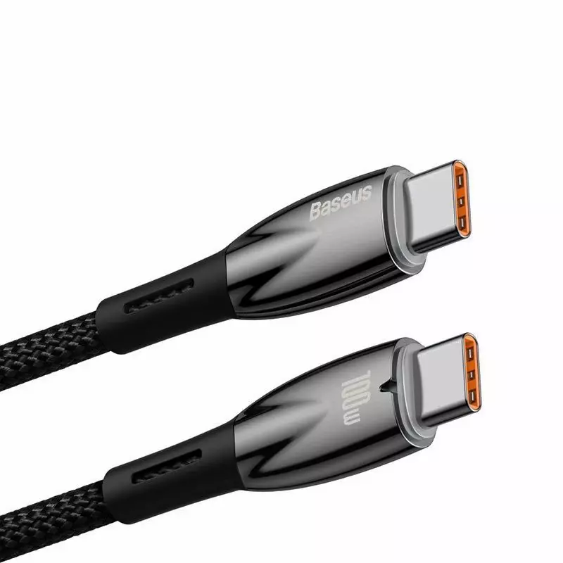 کابل USB-C باسئوس مدل Glimmer Series 100W طول 2 متر