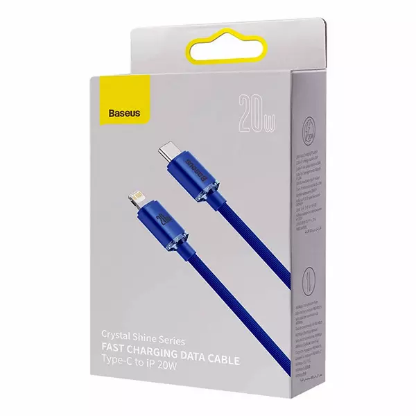 کابل تبدیل USB-C به لایتنینگ بیسوس مدل CAJY000303 طول 2 متر