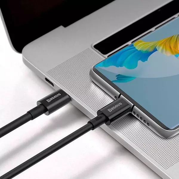 کابل تبدیل Type-C به Type-C بیسوس مدل CATYS-B01 طول 1 متر