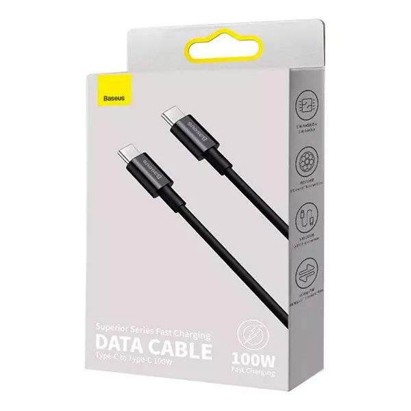 کابل تبدیل Type-C به Type-C بیسوس مدل CATYS-B01 طول 1 متر