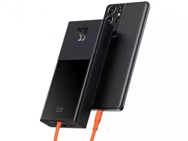 پاوربانک بیسوس مدل PPJL000001 ظرفیت 20000 میلی آمپر ساعت