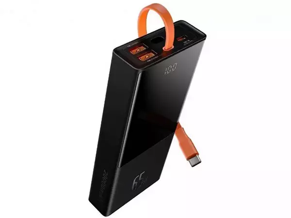 پاوربانک بیسوس مدل PPJL000001 ظرفیت 20000 میلی آمپر ساعت