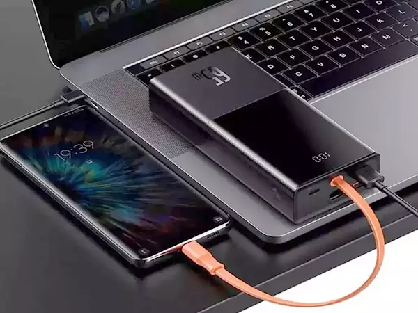 پاوربانک بیسوس مدل PPJL000001 ظرفیت 20000 میلی آمپر ساعت