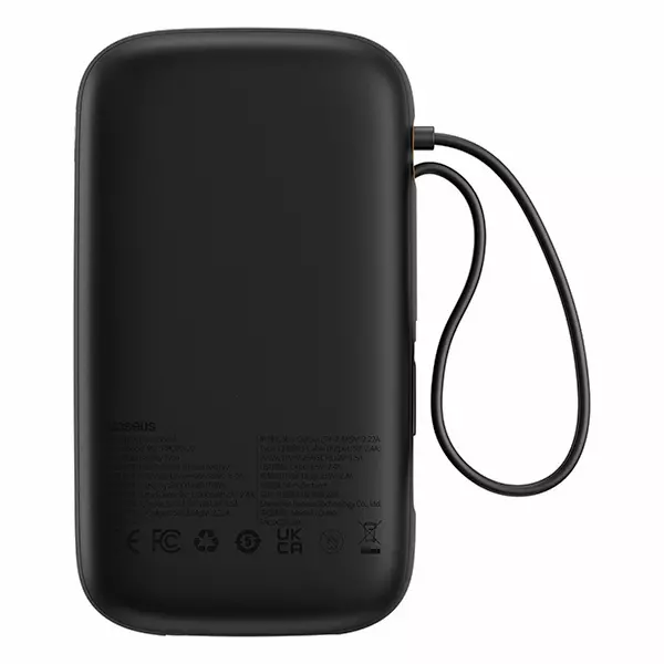 پاوربانک بیسوس مدل p10055002113 ظرفیت 20000 میلی امپر ساعت