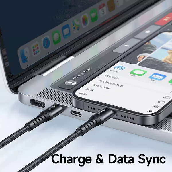 کابل تبدیل USB -C به لایتنینگ مک دودو مدل CA-563 طول 1 متر