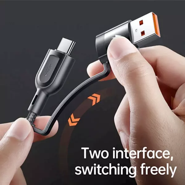 کابل تبدیل USB به لایتنینگ / usb-C / Microusb مک دودو مدل CA-8800 طول 1.2 متر