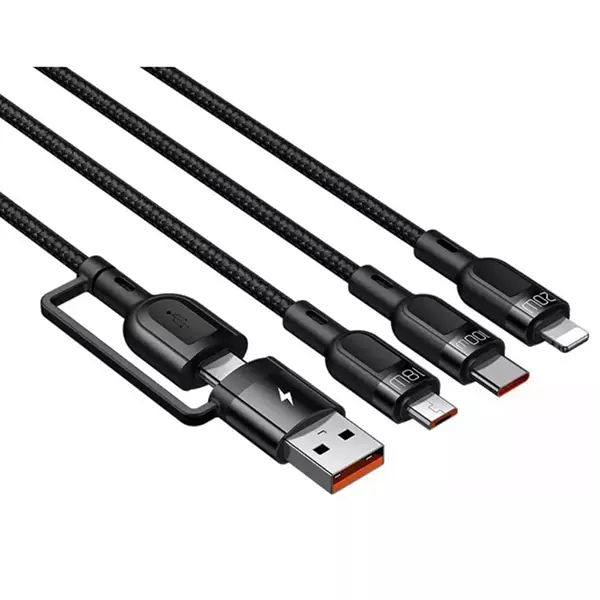 کابل تبدیل USB به لایتنینگ / usb-C / Microusb مک دودو مدل CA-8800 طول 1.2 متر