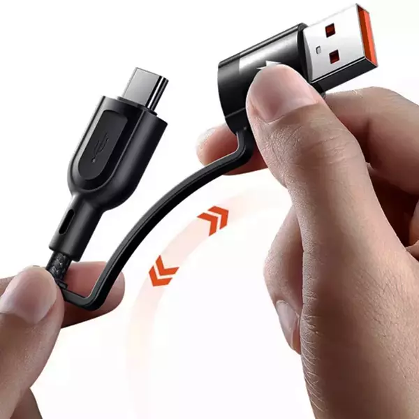 کابل تبدیل USB به لایتنینگ / usb-C / Microusb مک دودو مدل CA-8800 طول 1.2 متر