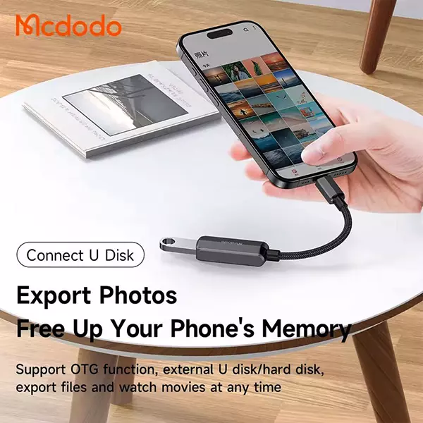 تبدیل otg تایپ سی به یو اس بی مک دودو مدل CA-2830