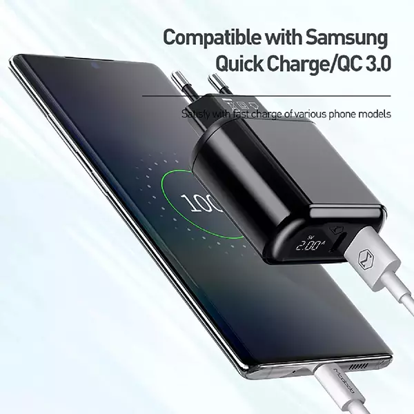 شارژر دیواری مک دودو مدل CH-7171 به همراه کابل تبدیل لایتنینگ