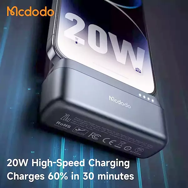 پاوربانک 5000 و هولدر موبایل مک دودو مدل MC-628