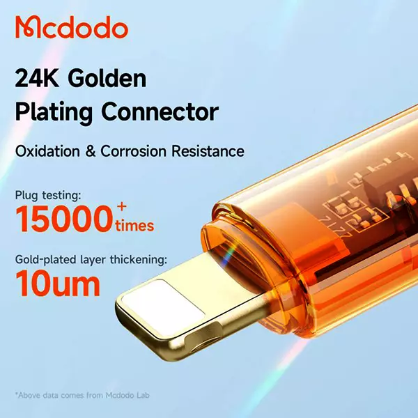 کابل تبدیل USB-C به لایتنینگ مک دودو مدل CA-1590 طول 1.2 متر
