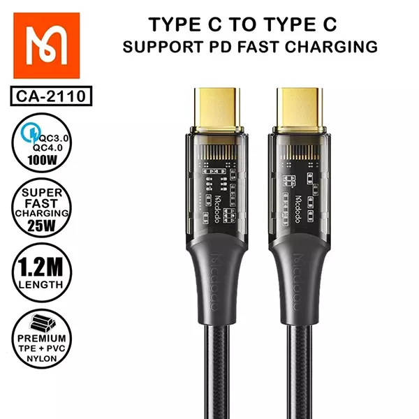 کابل USB-C مک دودو مدل CA-2110 طول 1.2 متر