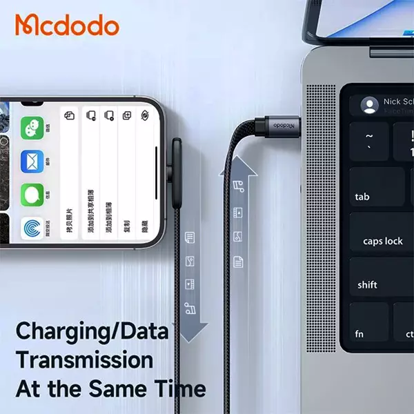 کابل USB-C به لایتنینگ مک دودو مدل CA-3350 طول 1.2 متر