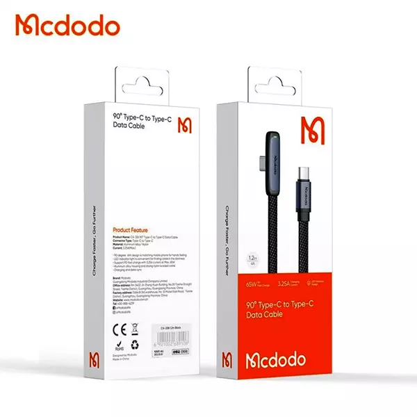 کابل USB-C مک دودو مدل CA-3360 طول 1.2 متر