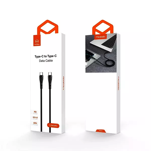 کابل تبدیل USB-C به USB-C مک دودو مدل CA-7641 طول 1.2 متر