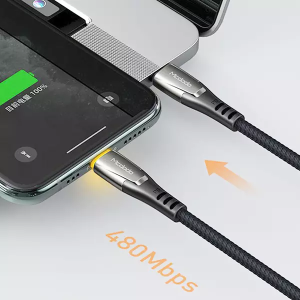 کابل USB-C به لایتنینگ مک دودو مدل CA-7650 طول 1.2 متر