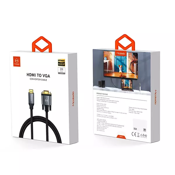 کابل تبدیل HDMI به VGA مک دودو مدل CA-7770 طول 2 متر