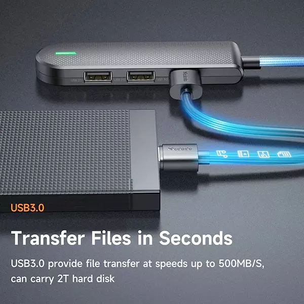 هاب 5 پورت USB-C مک دودو مدل HU-1430