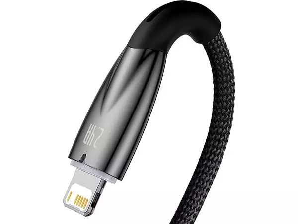 کابل USB به لایتنینگ 2.4 آمپر یک متری بیسوس مدل CADH000201