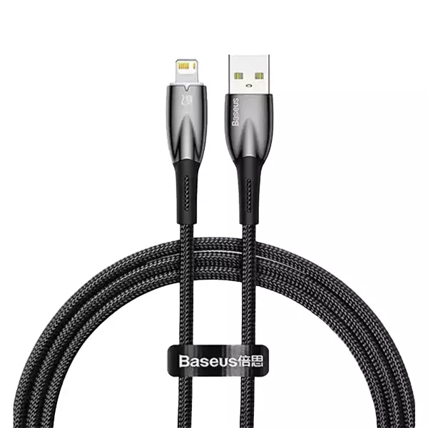 کابل USB به لایتنینگ 2.4 آمپر یک متری بیسوس مدل CADH000201