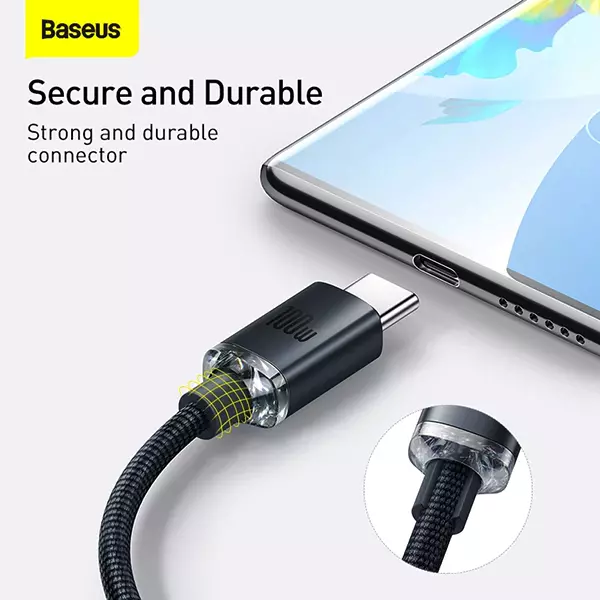 کابل تبدیل USB به USB-C بیسوس مدل CAJY000401 طول 1.2 متر
