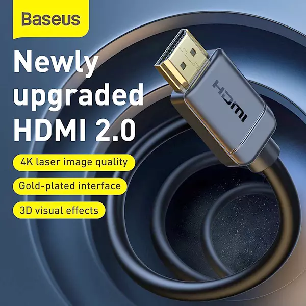 کابل HDMI بیسوس مدل CAKGQ-A01 طول 1 متر