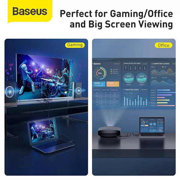 کابل HDMI بیسوس مدل CAKGQ-A01 طول 1 متر