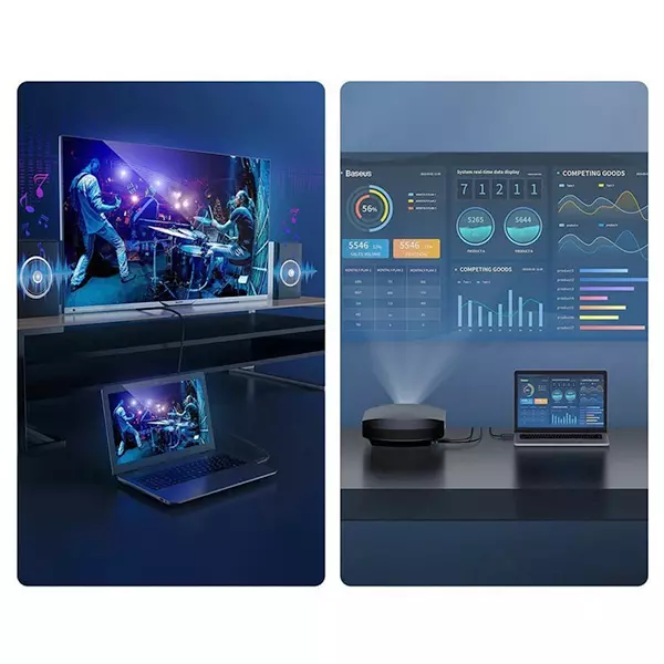 کابل HDMI بیسوس مدل CAKGQ-A01 طول 1 متر