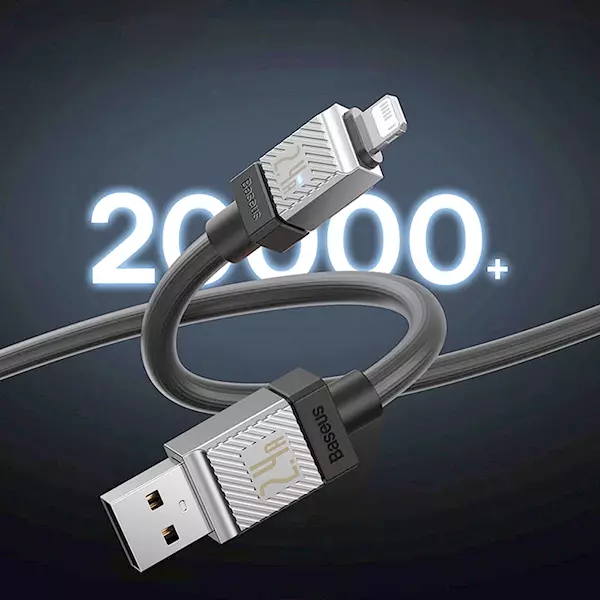 کابل 1 متری Type-C به لایتنینگ بیسوس مدل CAKW000001